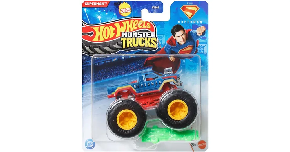 Hot Wheels Monster Trucks Superman kisautó 1/64 – Mattel Gyors kiszállítás