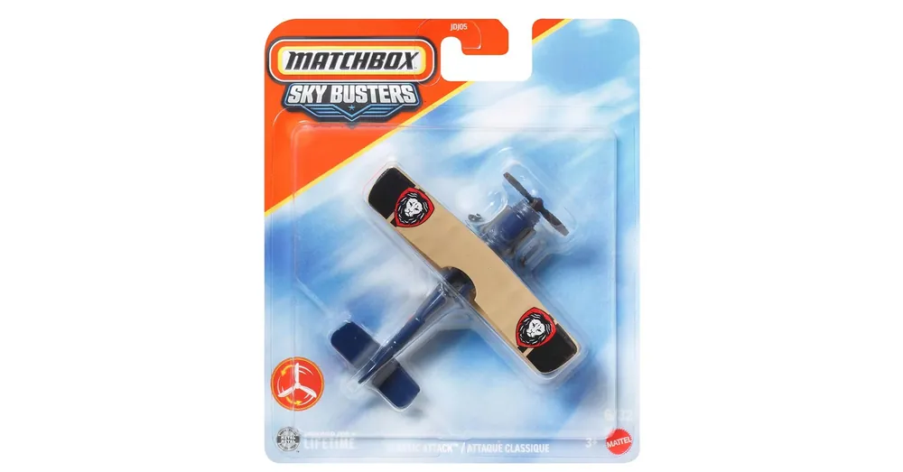 Árengedmény Matchbox Sky Busters Classic Attack repülő modell 1/64 – Mattel