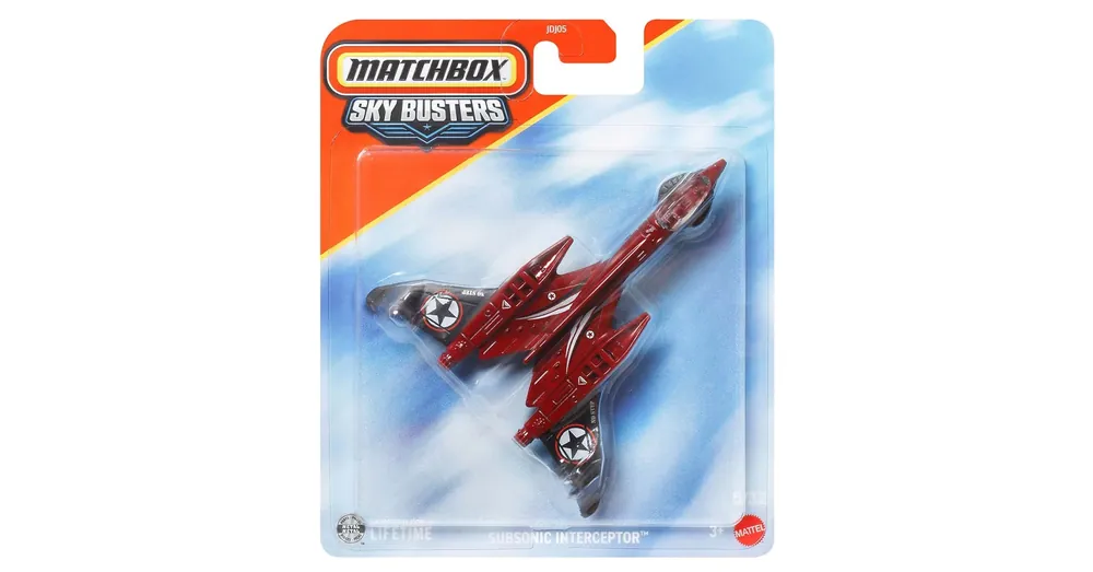 Biztonságos fizetés Matchbox Sky Busters Subsonic Interceptor repülő modell 1/64 – Mattel