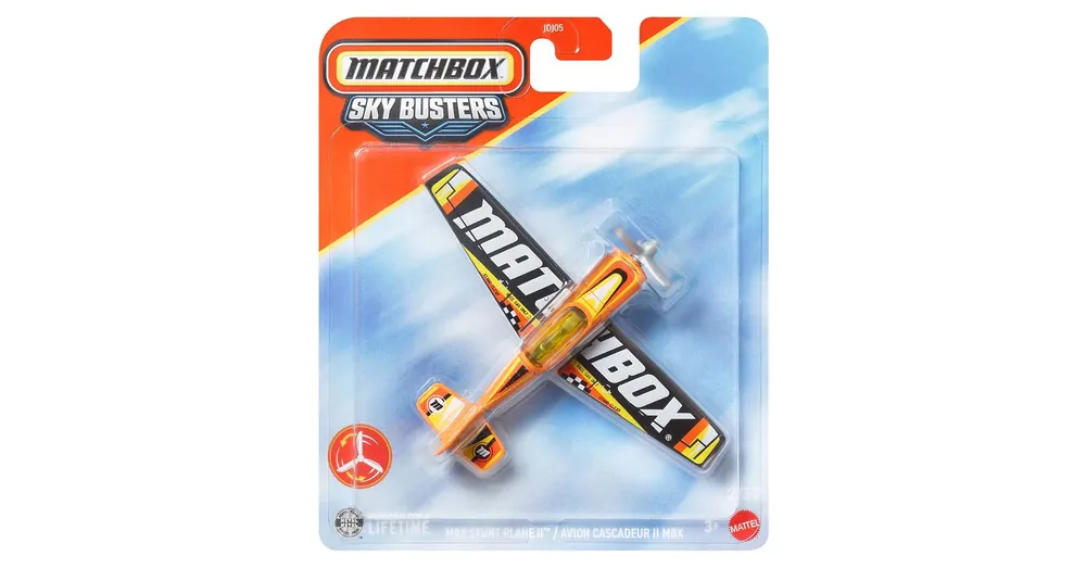 Matchbox Sky Busters Stunt Plane II repülő modell 1/64 – Mattel Biztonságos fizetés