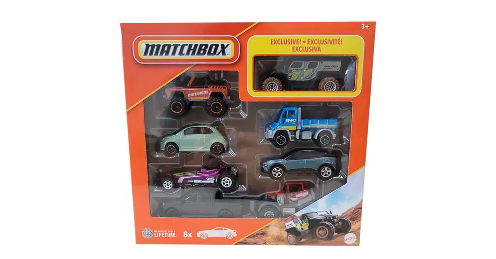 Matchbox 8 db-s kisautó szett exkluzív GHE-O Rescue autóval – Mattel Biztonságos fizetés