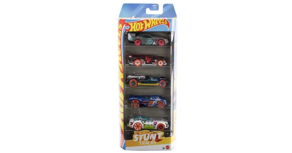 Hot Wheels Stunt Tracks 5 db-os kisautó szett – Mattel Különleges ajánlat