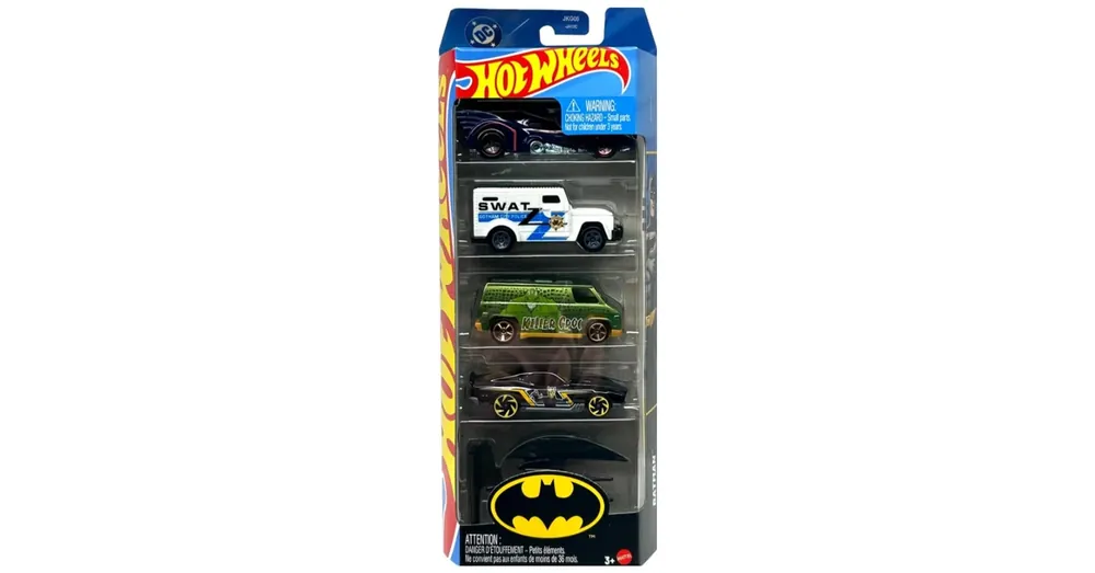 Hot Wheels Batman járművek 5 db-os kisautó szett – Mattel Kiárusítás