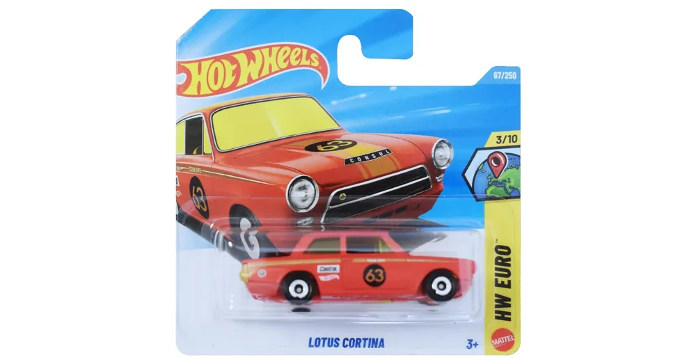 Hot Wheels Lotus Cortina piros kisautó 1/64 – Mattel Utolsó esély