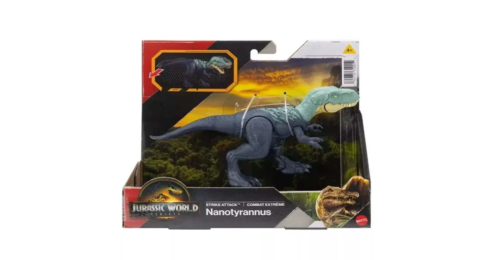 Jurassic World Újjászületés Strike Attack Nanotyrannus támadó dinoszaurusz figura – Mattel Kedvezményes ár