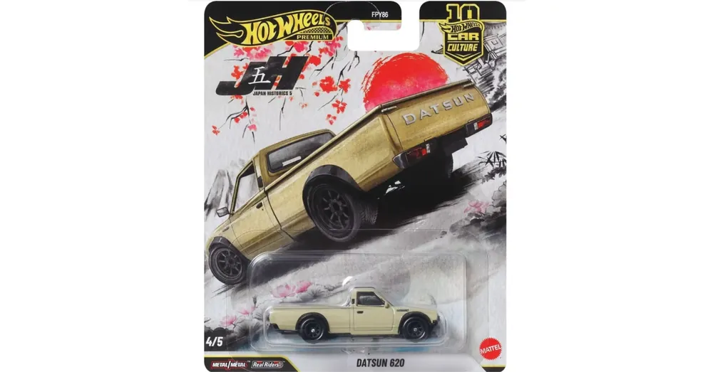Hot Wheels Premium Datsun 620 kisautó 1/64 – Mattel Kedvezményes ár