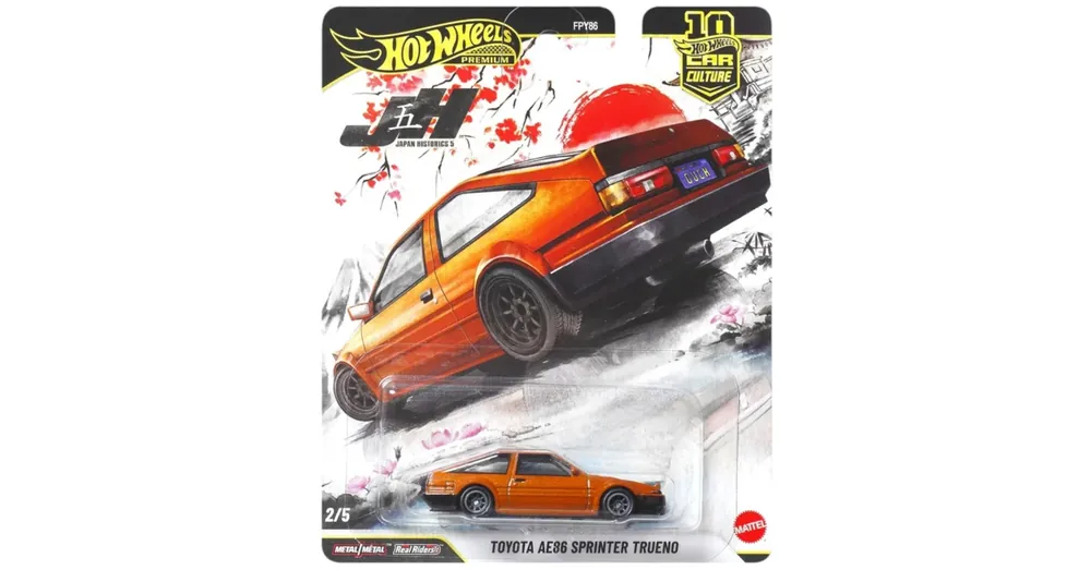 Ne maradj le Hot Wheels Premium Toyota AE86 Sprinter Trueno kisautó 1/64 – Mattel