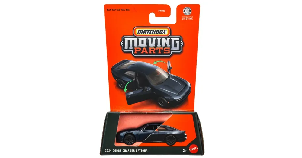 Matchbox Moving Parts – Dodge Charger Daytona nyitható kisautó 1/64 – Mattel Kedvezmény