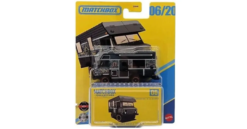 Kiárusítás Matchbox Collectors 1965 Land Rover Series II dobozos kisauto 1/64 – Mattel