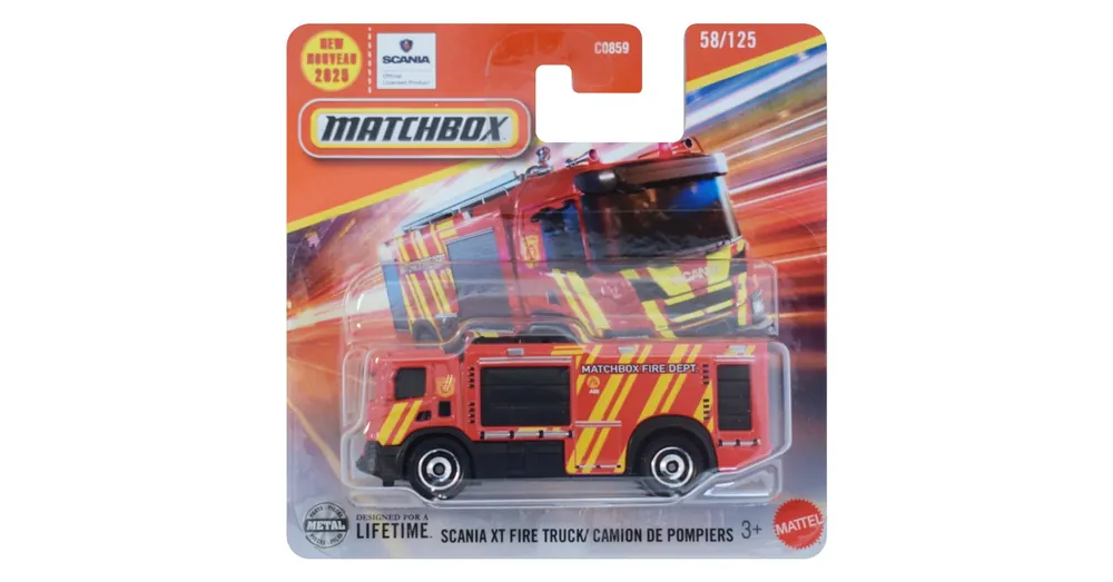 Kedvezmény Matchbox Scania XT Fire Truck kisautó 1/64 – Mattel