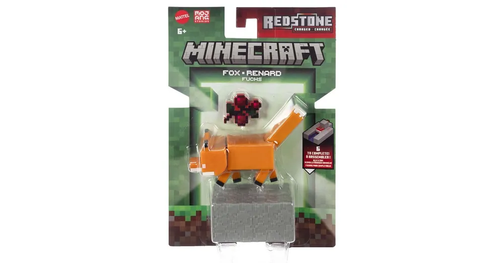 Minecraft Róka karakter játékfigura kiegészítőkkel – Mattel Akció