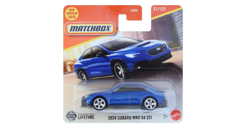 Matchbox 2024 Subaru WRX S4 STI kék kisautó 1/64 – Mattel Különleges ajánlat
