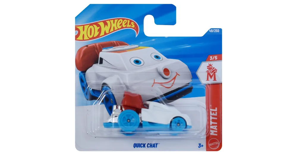 Ajánlat Hot Wheels Quick Chat fehér kisautó 1/64 – Mattel
