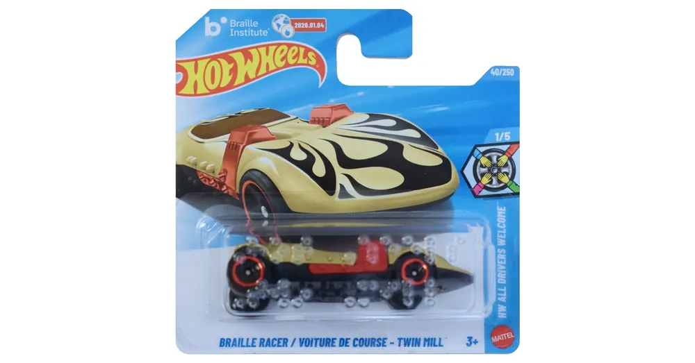 Hot Wheels Braille Racer / Voiture De Course – Twin Mill kisautó 1/64 – Mattel Alacsony ár