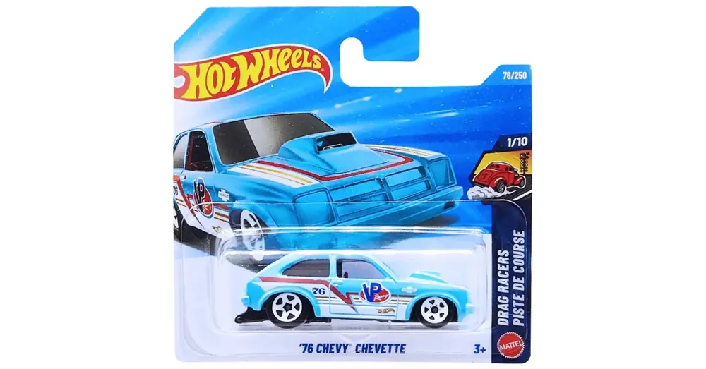 Végkiárusítás Hot Wheels ’76 Chevy Chevette kisautó 1/64 – Mattel