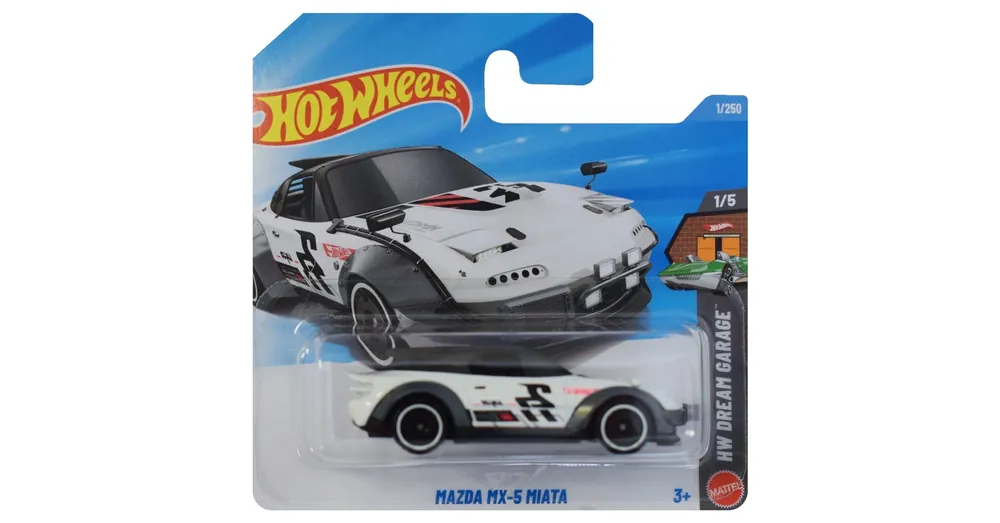 Hot Wheels Mazda MX-5 Miata fehér kisautó 1/64 – Mattel Szezonális akció