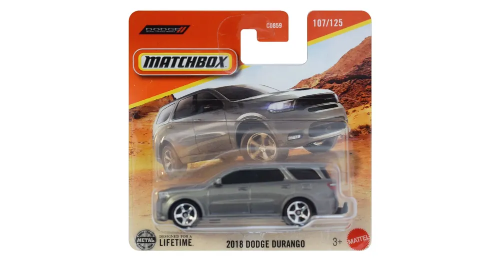 Prémium Matchbox 2018 Dodge Durango szürke kisautó 1/64 – Mattel