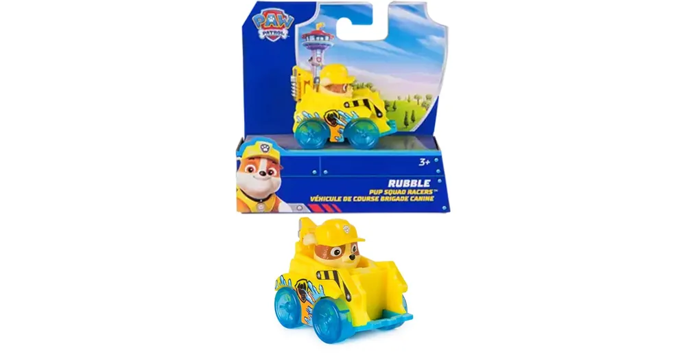 Újdonság Mancs Őrjárat Pup Squad Racers – Mini Rubble járműve – Spin Master