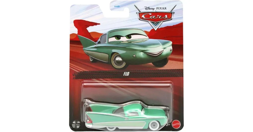 Verdák 3 Flo karakter zöld kisautó 1/55 – Mattel Szezonális akció