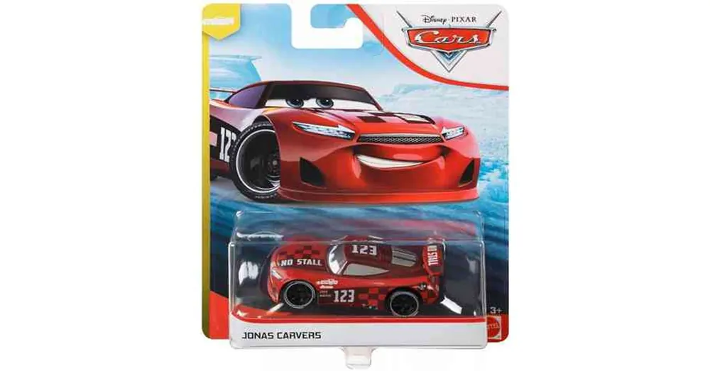 Verdák 3 Jonas Carvers karakter kisautó bordó 1/55 – Mattel Olcsó