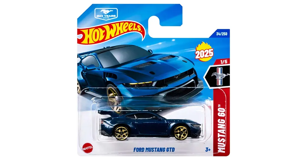 Hot Wheels Ford Mustang GTD kisautó 1/64 – Mattel Azonnal elérhető
