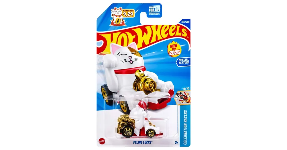 Hot Wheels Feline Lucky kisautó 1/64 – Mattel Korlátozott ajánlat