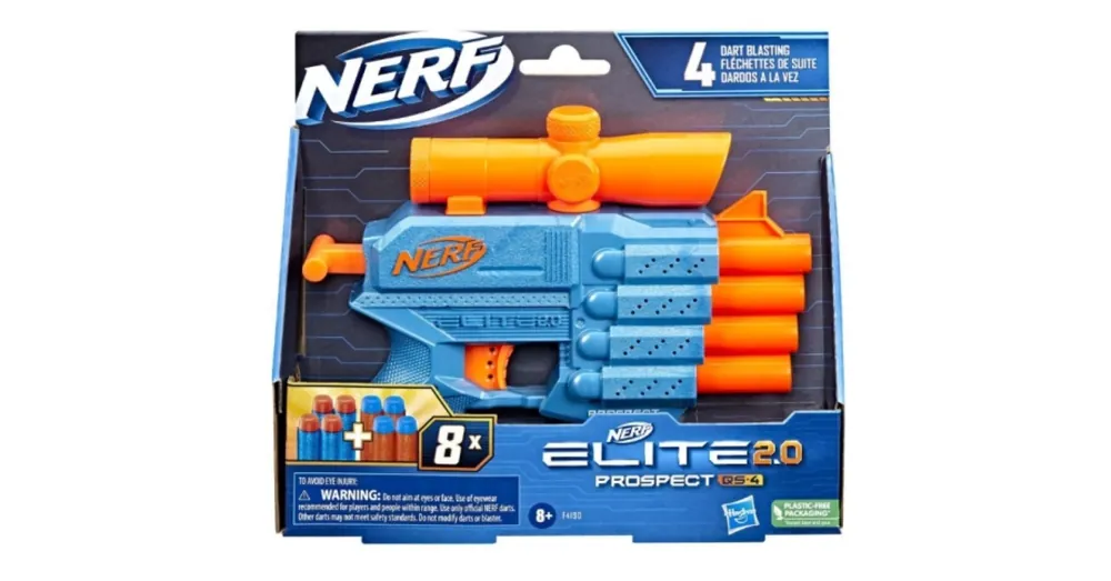 Nerf Elite 2.0 Prospect QS-4 szivacslövő fegyver – Hasbro Ne maradj le