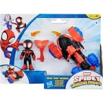 Legnépszerűbb Póki és csodálatos barátai Miles Morales figura Techno-Racer járművel – Hasbro