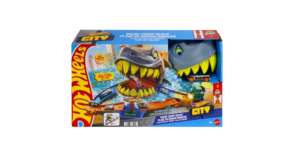 Kiárusítás Hot Wheels Cápatámadás pályaszett kisautóval – Mattel