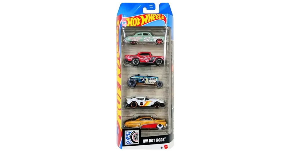 Hot Wheels Hot Rods 5 db-os kisautó szett 1/64 – Mattel Azonnali szállítás