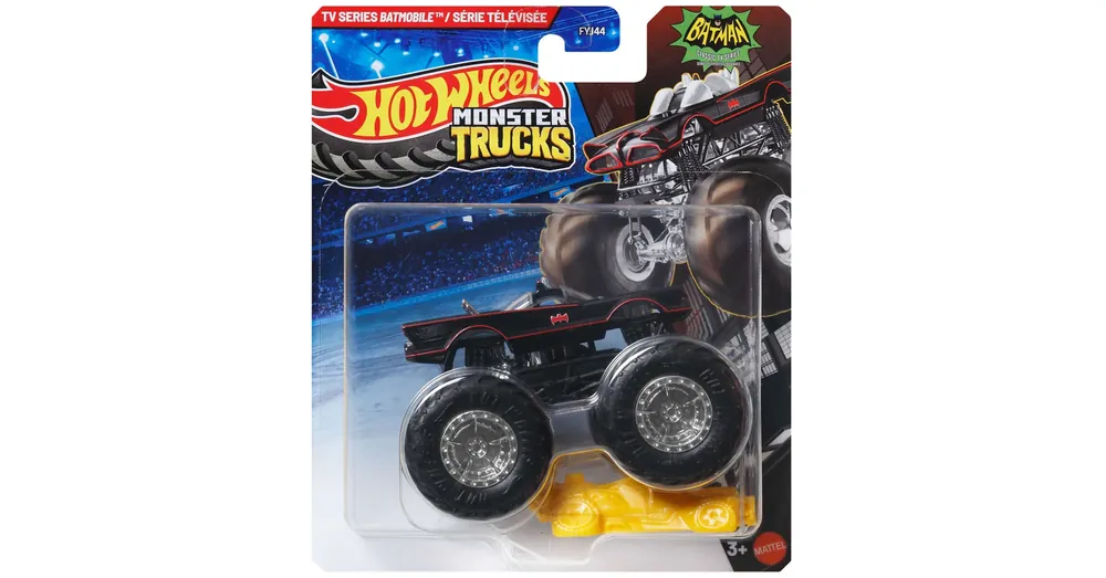 Kiárusítás Hot Wheels Monster Trucks TV Series Batmobile kisautó 1/64 – Mattel