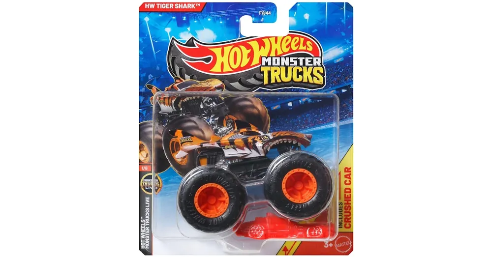 Hot Wheels Monster Trucks HW Tiger Shark narancssárga kisautó 1/64 – Mattel Ne maradj le