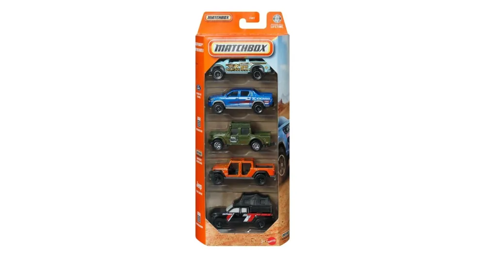 Matchbox Off Road Camping 5 db-os kisautó szett 1/64 – Mattel Legjobb ár