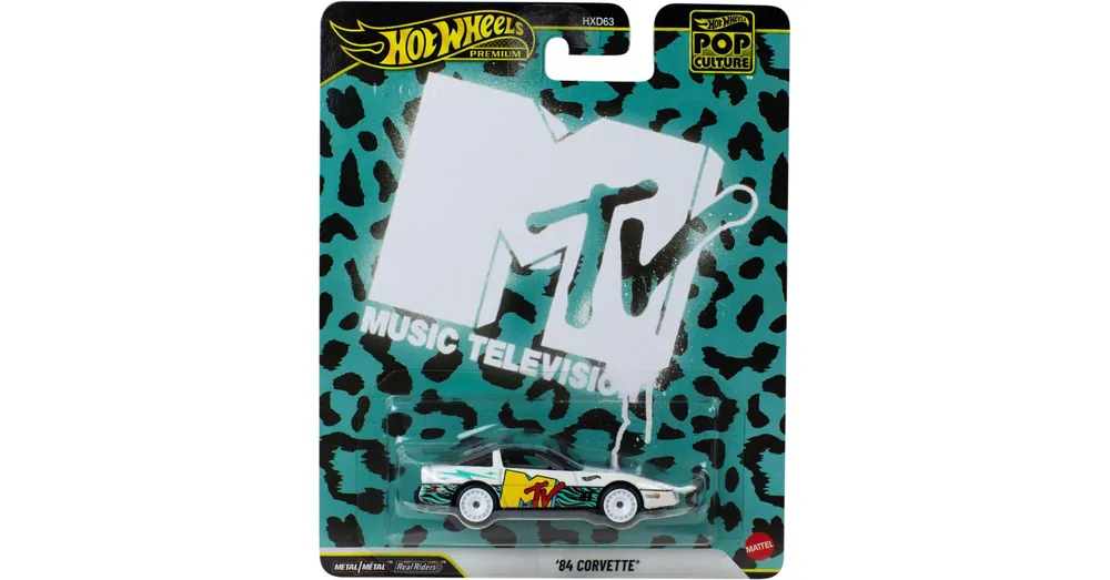 Prémium Hot Wheels Pop kultúra széria – ’84 Corvette kisautó 1/64 – Mattel