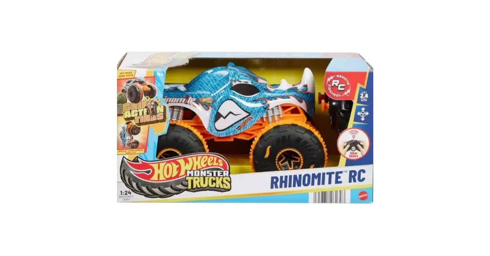 Hot Wheels RC Rhinomite távirányítós autó 1/24 – Mattel Szuper ajánlat