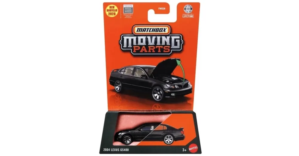 Kedvezményes ár Matchbox Moving Parts 2004 Lexus GS400 nyitható kisautó 1/64 – Mattel