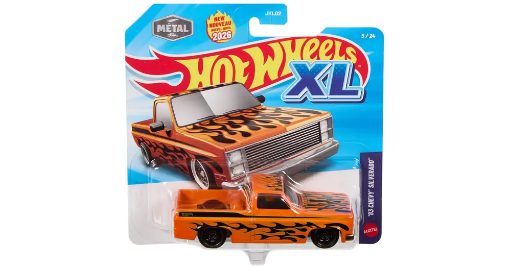 Hot Wheels XL ’83 Chevy Silverado kisautó 1/43 – Mattel Expressz szállítás