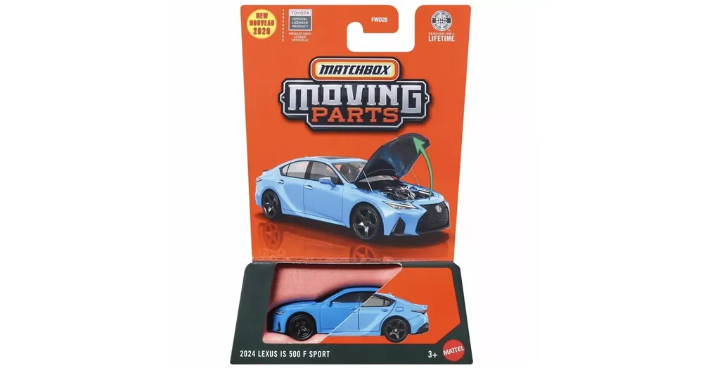 Expressz szállítás Matchbox 2024 Lexus IS 500 F Sport nyitható kisautó 1/64 – Mattel