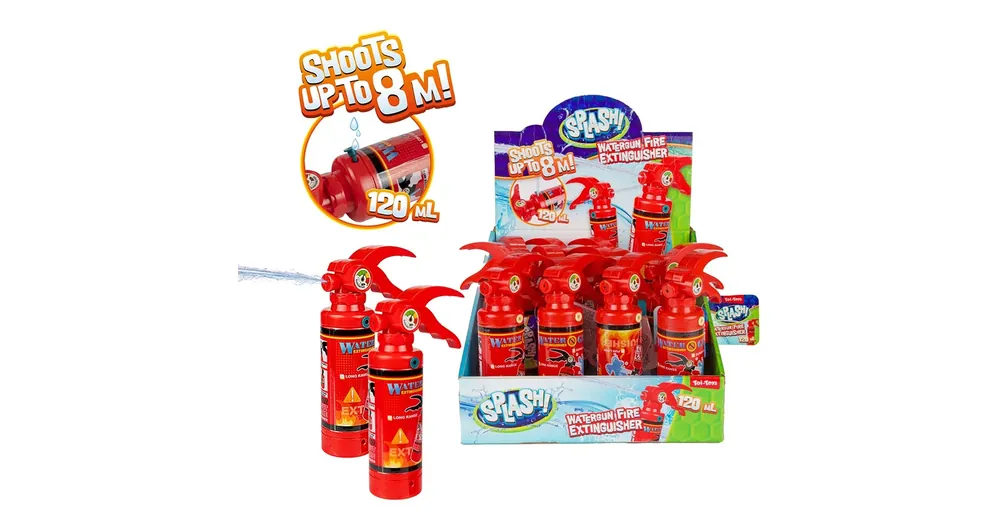 Splash Tűzoltó készülék vízipisztoly 120ml-es Gyors kiszállítás