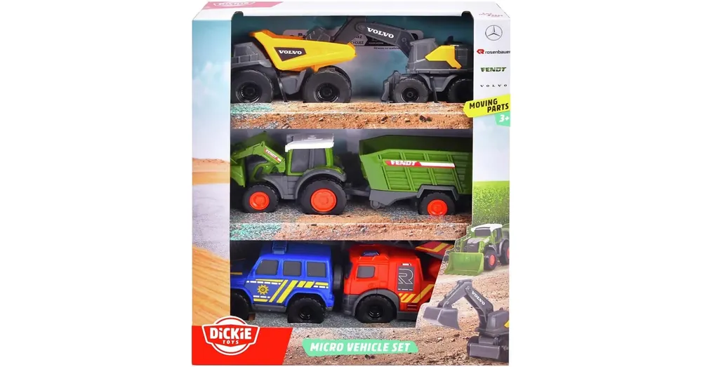 Micro City 5 db-os nyitható kisautó szett – Dickie Toys Legjobb ár