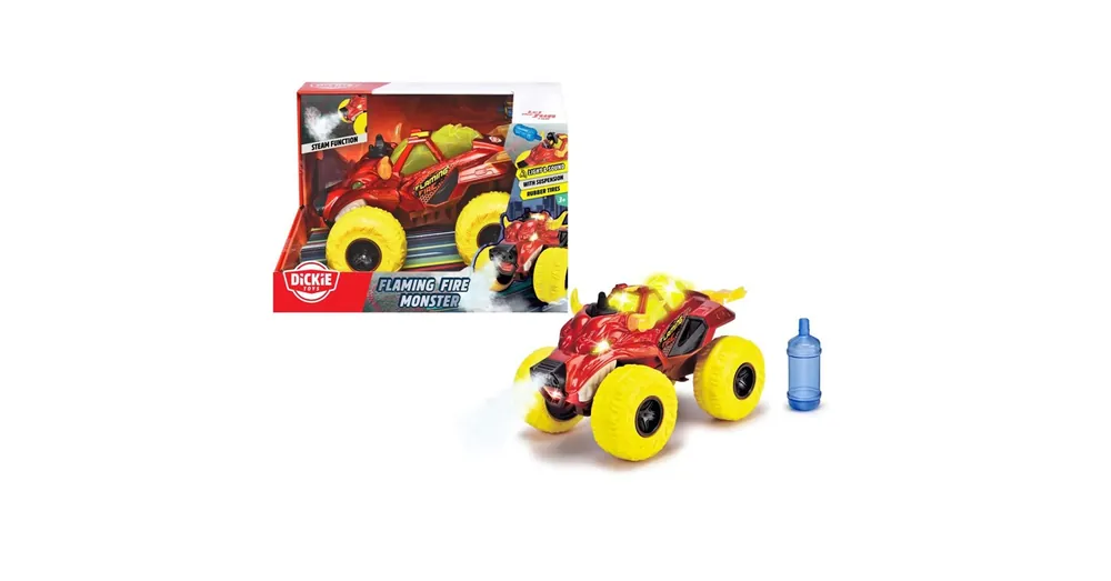 Biztonságos vásárlás Lángoló bikafej alakú monster truck fénnyel és hanggal – Dickie Toys