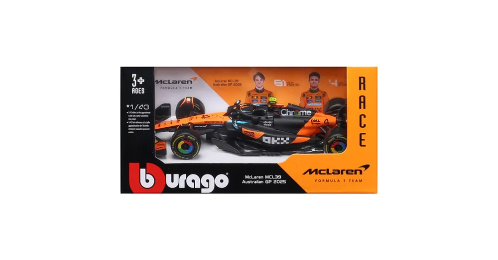 Nézd meg most Bburago McLaren MCL39 F1 (2025) versenyautó fém autómodell 1/43 (Lando Norris 4)