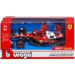 Bburago Ferrari SF-25 F1 versenyautó fém autómodell 1/43 (Charles Leclerc 16) Utolsó esély
