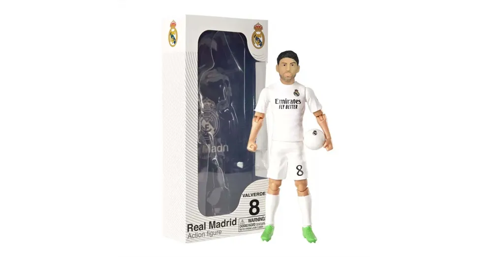 Expressz kézbesítés Focista akciófigura, 20 cm – Real Madrid, Valverde 8-as mezben