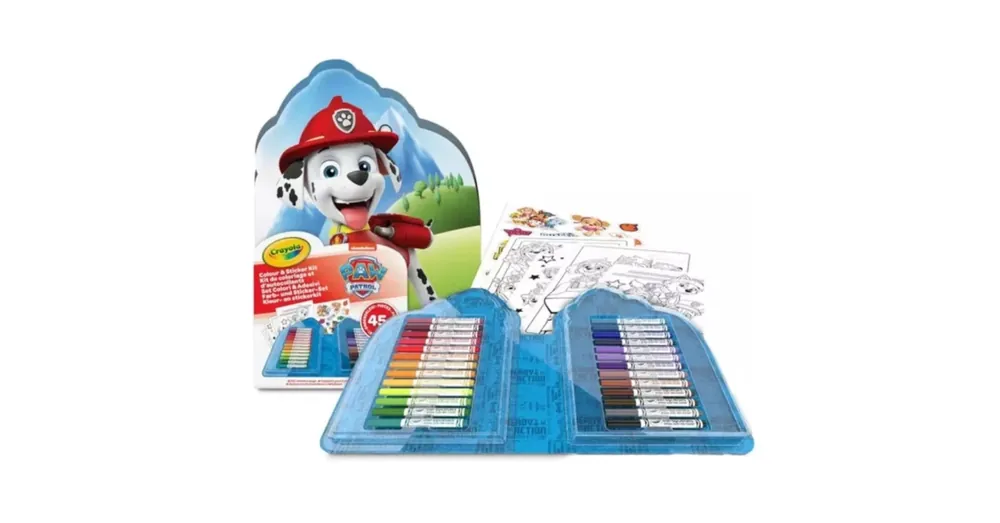 Biztonságos fizetés Crayola Mancs őrjárat kreatív készlet matricákkal