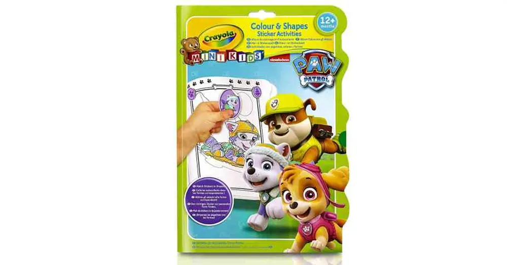 Mancs őrjárat színező és foglalkoztató füzet – Crayola Biztonságos vásárlás