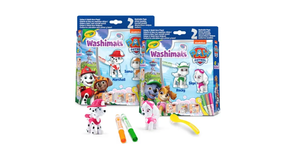 Crayola Washimals Mancs őrjárat szett több változatban Különleges ajánlat