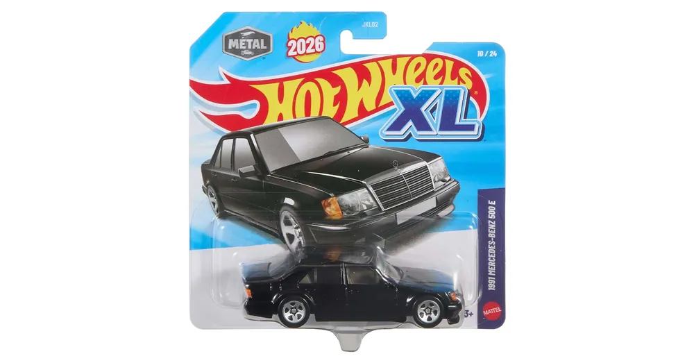 Hot Wheels XL 1991 Mercedes-Benz 500E kisautó 1/43 – Mattel Gyors kiszállítás