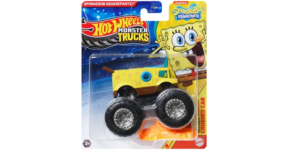 Hot Wheels Monster Trucks – SpongeBob SquarePants kisautó 1/64 – Mattel Szuper ajánlat