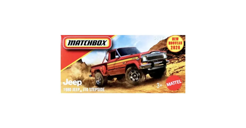 Matchbox 1980 Jeep J10 Stepside kisautó papírdobozban 1/64 – Mattel Vásárlói kedvenc